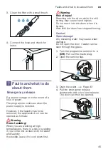 Preview for 45 page of Siemens WN34A1U8GB Instruction Manual And Installation Instructions