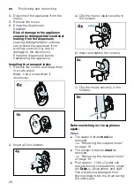 Preview for 20 page of Siemens WN54A2A0HK Instruction Manual And Installation Instructions