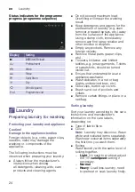 Preview for 24 page of Siemens WN54A2A0HK Instruction Manual And Installation Instructions