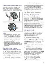 Preview for 35 page of Siemens WN54A2A0HK Instruction Manual And Installation Instructions