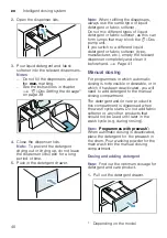 Preview for 40 page of Siemens WN54A2A0HK Instruction Manual And Installation Instructions