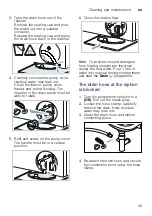 Preview for 45 page of Siemens WN54A2A0HK Instruction Manual And Installation Instructions