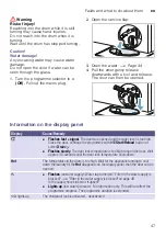 Preview for 47 page of Siemens WN54A2A0HK Instruction Manual And Installation Instructions