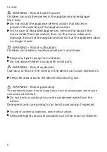 Preview for 8 page of Siemens WQ33G2DMFG User Manual And Installation Instructions