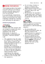 Preview for 5 page of Siemens WT47XMH0EU Installation And Operating Instructions Manual