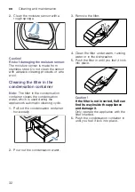 Preview for 32 page of Siemens WTW875M8SN Installation And Operating Instructions Manual