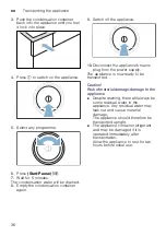 Preview for 36 page of Siemens WTW875M8SN Installation And Operating Instructions Manual