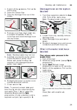 Preview for 29 page of Siemens XQG90-WM14S7600W Instruction Manual And Installation Instructions