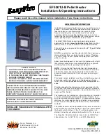 Preview for 1 page of Sierra Products EF-5001UB Installation And Operating Instructions Manual