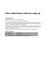 Preview for 3 page of SiFive E300 Reference Manual