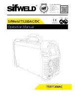 Preview for 1 page of SifWeld TS200AC/DC TSX1T200AC Operation Manual