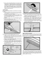 Preview for 8 page of SIG Primary Force Control-Line Stunter Manual