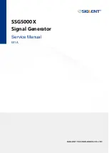 SIGLENT SSG5000 Series Service Manual preview