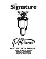 Signature 6700 Pro Impact Instruction Manual preview