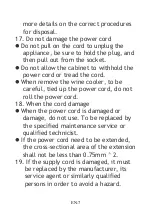 Preview for 30 page of Signature CUVEE S114 Instructions For Use Manual