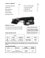 Preview for 5 page of Signode GRIPPACK Original Operation, Parts & Safety Manual