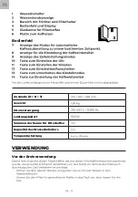 Preview for 12 page of SIGURO SGR-CM-G650SS Translation Of The Operating Instructions