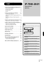 Preview for 114 page of SII IP-7900-20 Quick Reference Manual