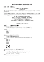 Preview for 2 page of SII MP-A40 SERIES User Manual