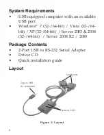 Preview for 2 page of SIIG 2-Port USB to RS-232 Serial Adapter Quick Installation Manual