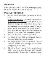 Preview for 3 page of SIIG 2-Port USB to RS-232 Serial Adapter Quick Installation Manual