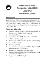 Preview for 1 page of SIIG CAT5e Installation Manual