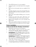 Preview for 4 page of SIIG DP SoundWave 7.1 PCIe Quick Installation Manual