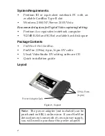 Preview for 2 page of SIIG FireWire 3-Port CardBus Quick Installation Manual