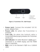 Preview for 4 page of SIIG HDMI 4K HDBaseT Extender Over Single Cat5e/6 Cable with IR Control - 70m User Reference Manual