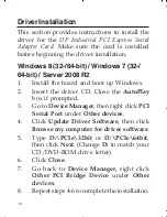 Preview for 12 page of SIIG PCI Express Serial Quick Installation Manual