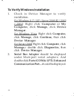 Preview for 16 page of SIIG PCI Express Serial Quick Installation Manual