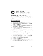 SIIG SC-SA0012-S1 Quick Installation Manual preview