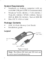 Preview for 2 page of SIIG USB 3.0 Flash Memory Card Reader Installation Manual