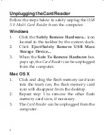 Preview for 6 page of SIIG USB 3.0 Flash Memory Card Reader Installation Manual