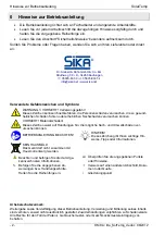 Preview for 2 page of SIKA SolarTemp Operating Manual