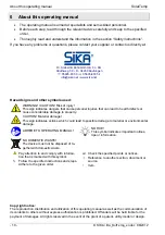 Preview for 10 page of SIKA SolarTemp Operating Manual