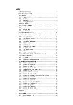 Preview for 3 page of Silca Bravo Maxima II Operating Manual