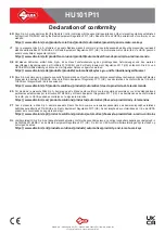 Preview for 3 page of Silca HU101P11 Quick Start Manual