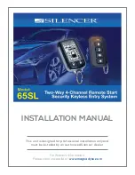 Silencer 65SL Installation Manual preview