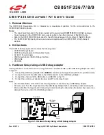 Silicon Laboratories C8051F336 User Manual preview