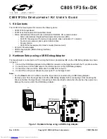 Silicon Laboratories C8051F35 Series User Manual preview