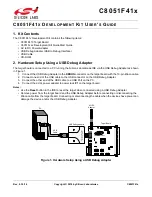 Preview for 1 page of Silicon Laboratories C8051F41 Series User Manual