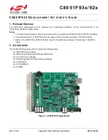 Silicon Laboratories C8051F92 Series User Manual preview