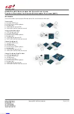 Preview for 1 page of Silicon Laboratories C8051xxxDK Series Quick Start Manual