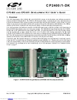 Preview for 1 page of Silicon Laboratories CP2400-DK User Manual