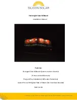 Silicon Solar EnviroLight Installation Manual preview