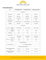 Preview for 3 page of Silicon Solar PathLight series Instruction Manual