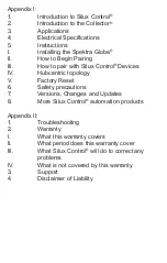 Preview for 2 page of Silux Control SC-SPG01 Operation Manual