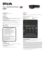 Preview for 2 page of Silva CR230 Full Version Manual