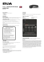 Preview for 2 page of Silva SCOUT 3XT Full Version Manual